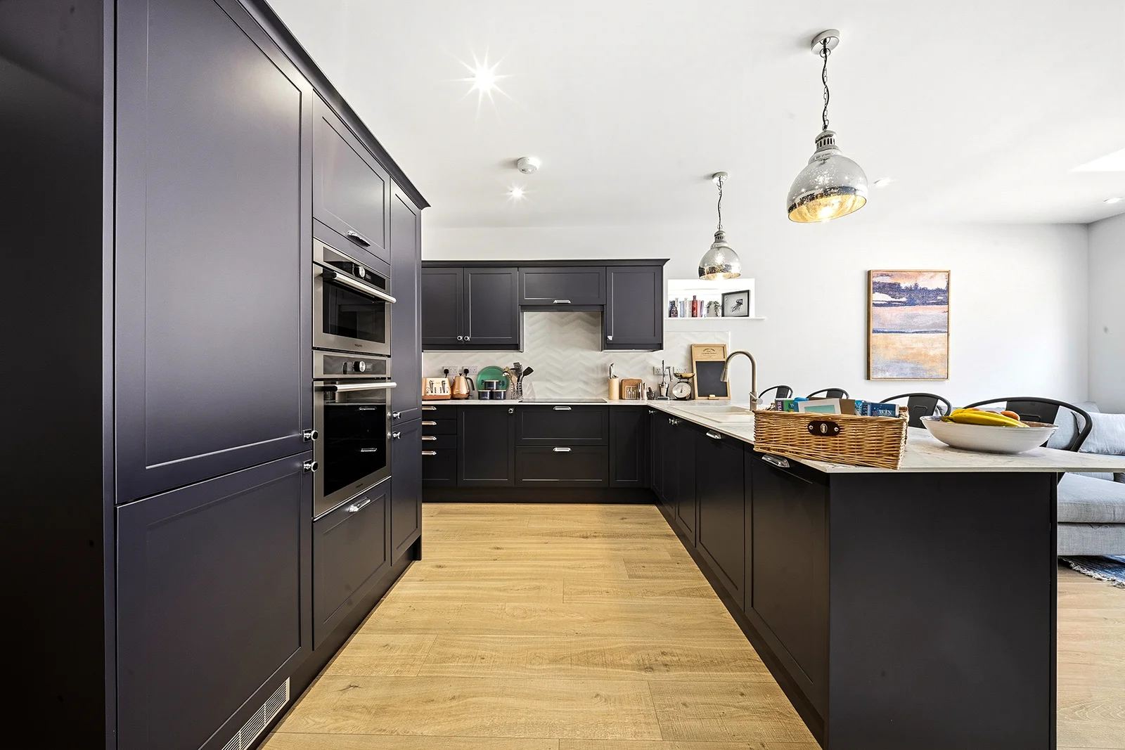 Professionally photographed kitchen for an Airbnb and holiday-let listing