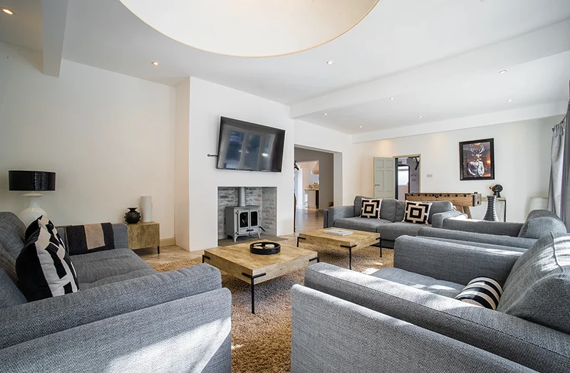 Exterior holiday-let image used alongside still photography, video and floor plan marketing