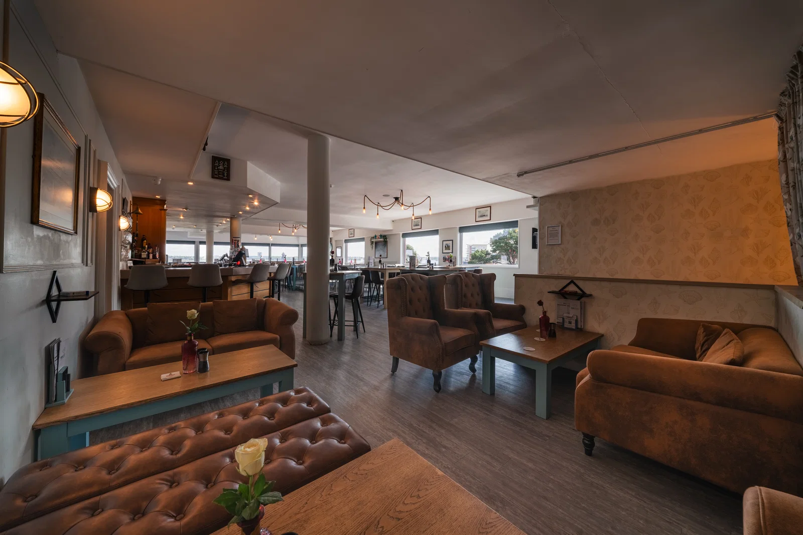Lounge and dining space