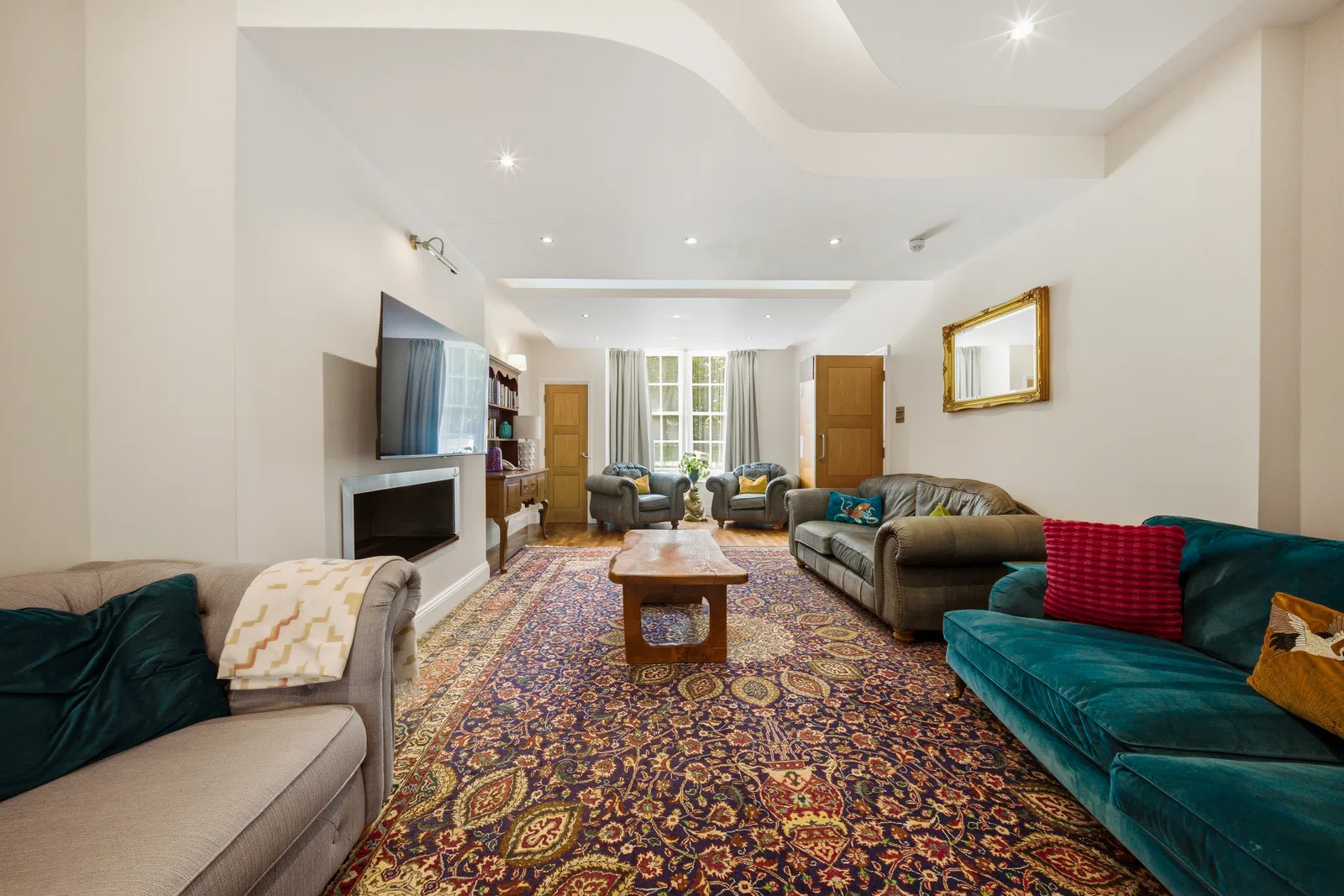 Southampton serviced apartment living room photographed for Airbnb and direct booking listings